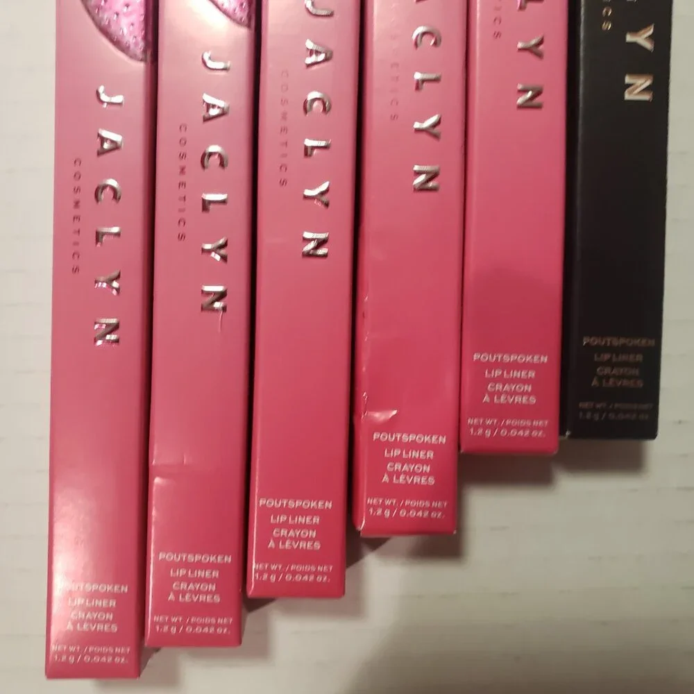 Jaclyn Cosmetics Poutspoken Lip Liners (Lot of 6) New Unopened‎